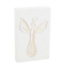 Mud Pie Mud Pie Holiday White Xmas Plaque Angel