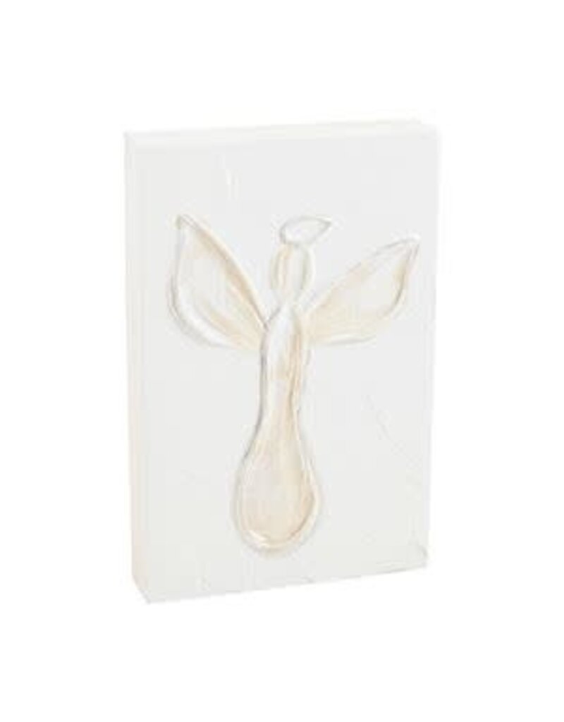 Mud Pie Mud Pie Holiday White Xmas Plaque Angel