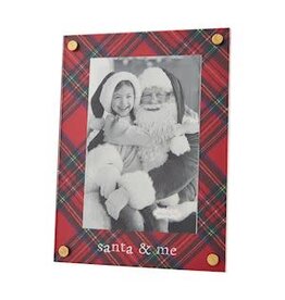 Mud Pie Mud Pie Holiday Acrylic Xmas Frame Santa & Me