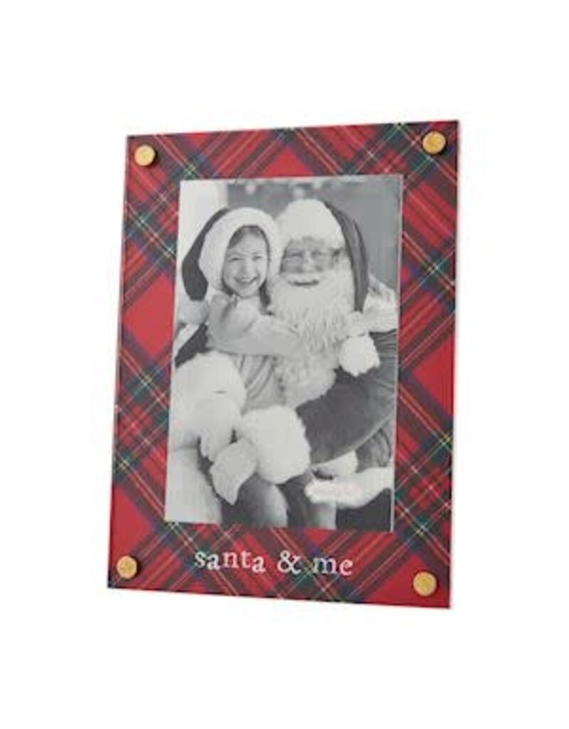 Mud Pie Mud Pie Holiday Acrylic Xmas Frame Santa & Me