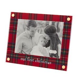 Mud Pie Mud Pie Holiday Acrylic Xmas Frame Our First