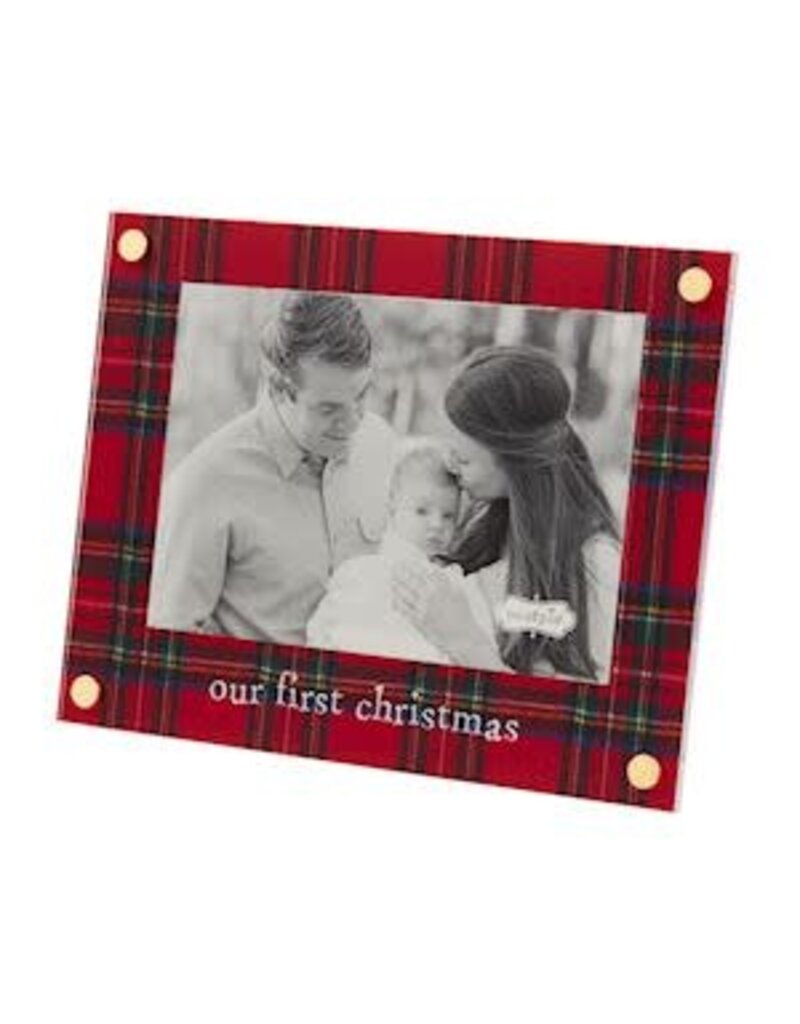 Mud Pie Mud Pie Holiday Acrylic Xmas Frame Our First