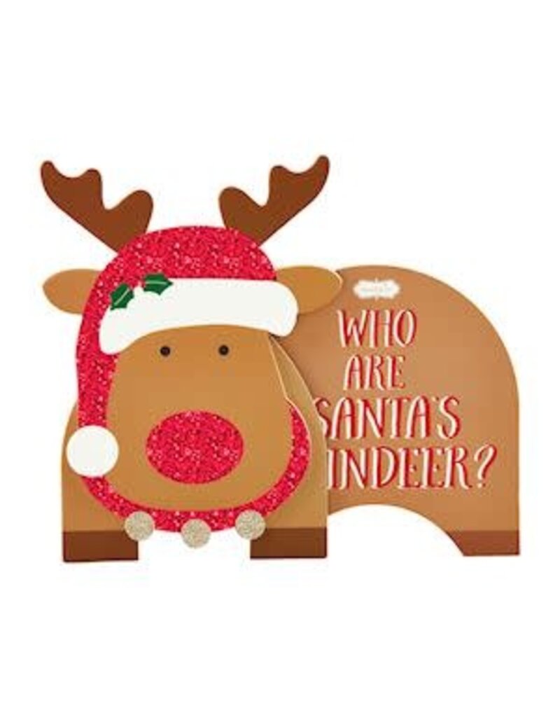 Mud Pie Mud Pie Holiday Shaped Book Reindeer