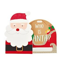 Mud Pie Mud Pie Holiday Shaped Book Santa