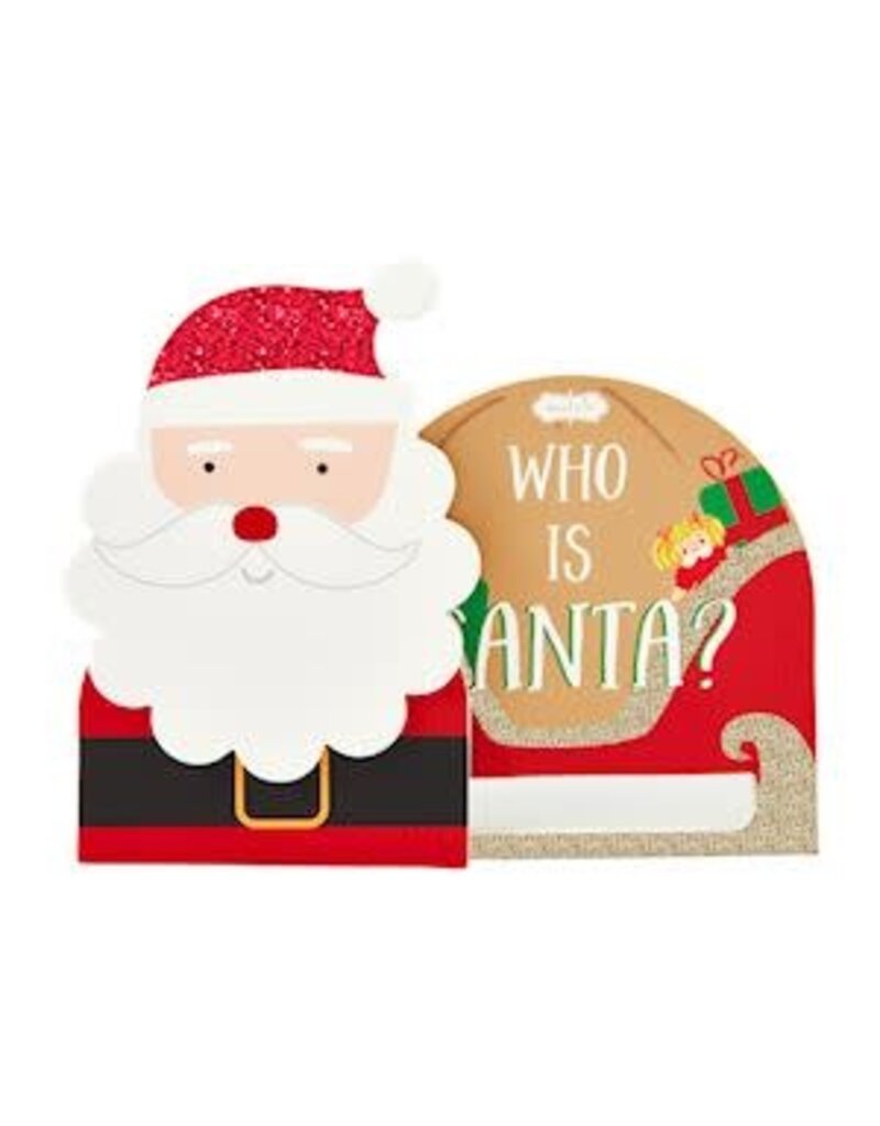 Mud Pie Mud Pie Holiday Shaped Book Santa