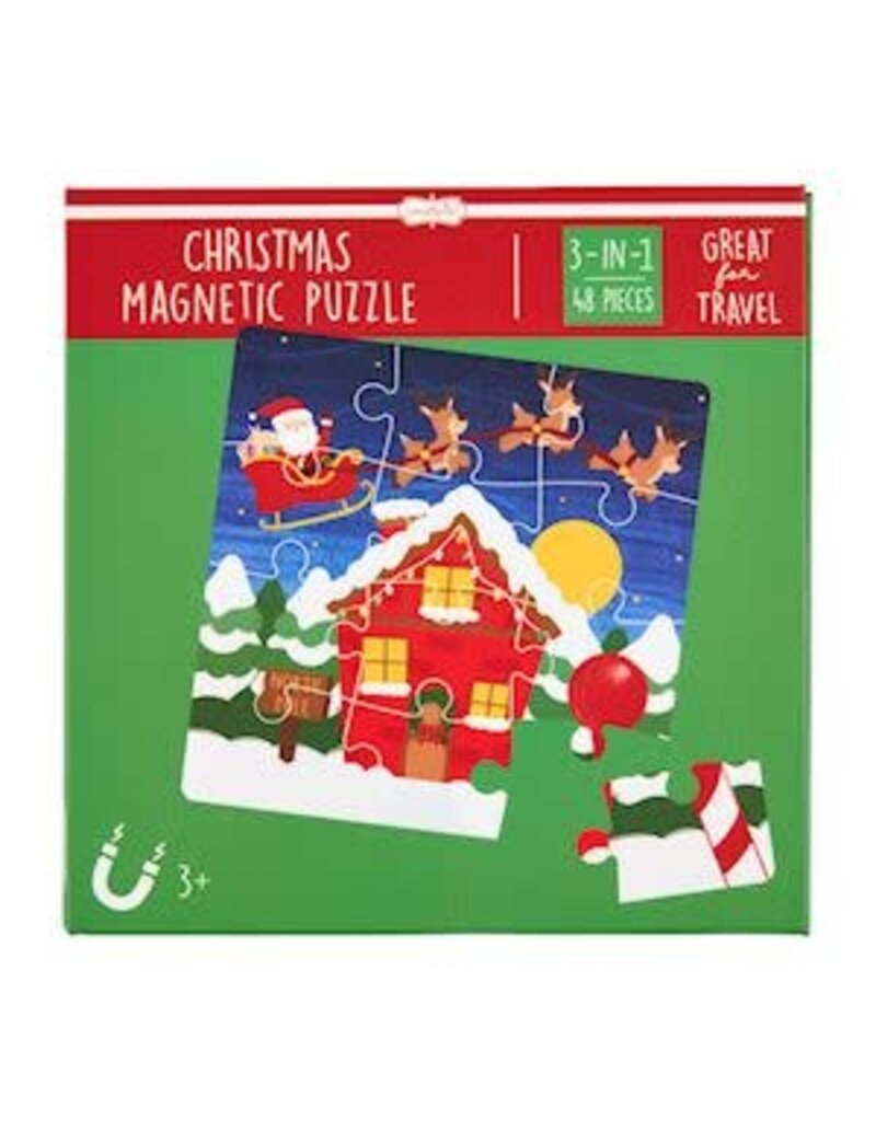 Mud Pie Mud Pie Holiday Christmas Puzzle Green