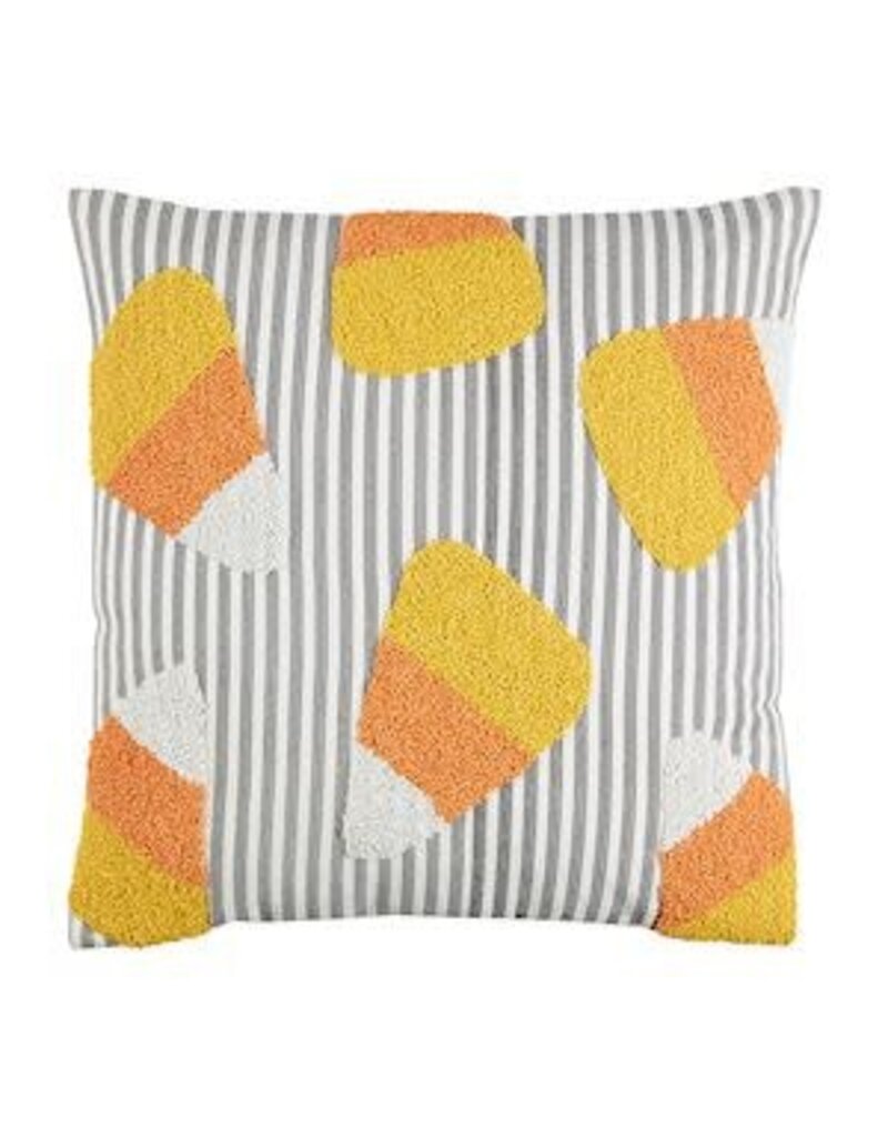 Mud Pie Mud Pie Fall Halloween Pillow Candy Corn