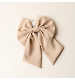 The Darling Effect Darling Effect Hair Bow- Tan