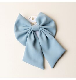 The Darling Effect Darling Effect Hair Bow- Light Blue