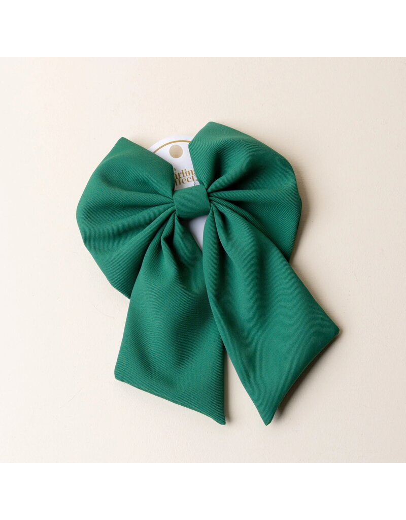 The Darling Effect Darling Effect Hair Bow- Green