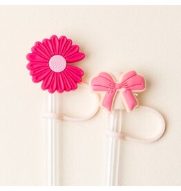 The Darling Effect Darling Effect Straw Topper Set- Bubblegum
