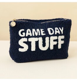 The Darling Effect Darling Effect Teddy Pouch Game Day Navy