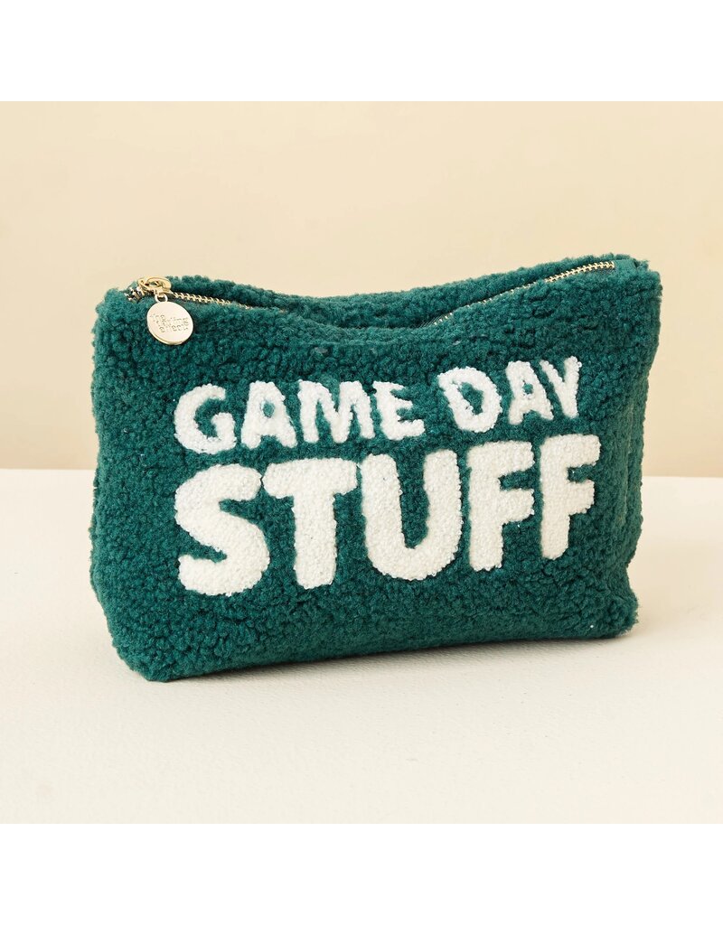 The Darling Effect Darling Effect Teddy Pouch Game Day Green