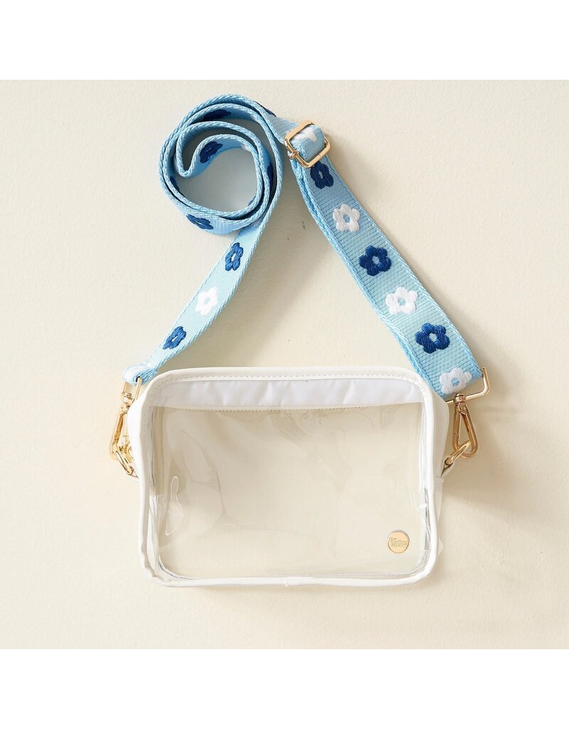 The Darling Effect Darling Effect Clear Crossbody Bag Light Blue