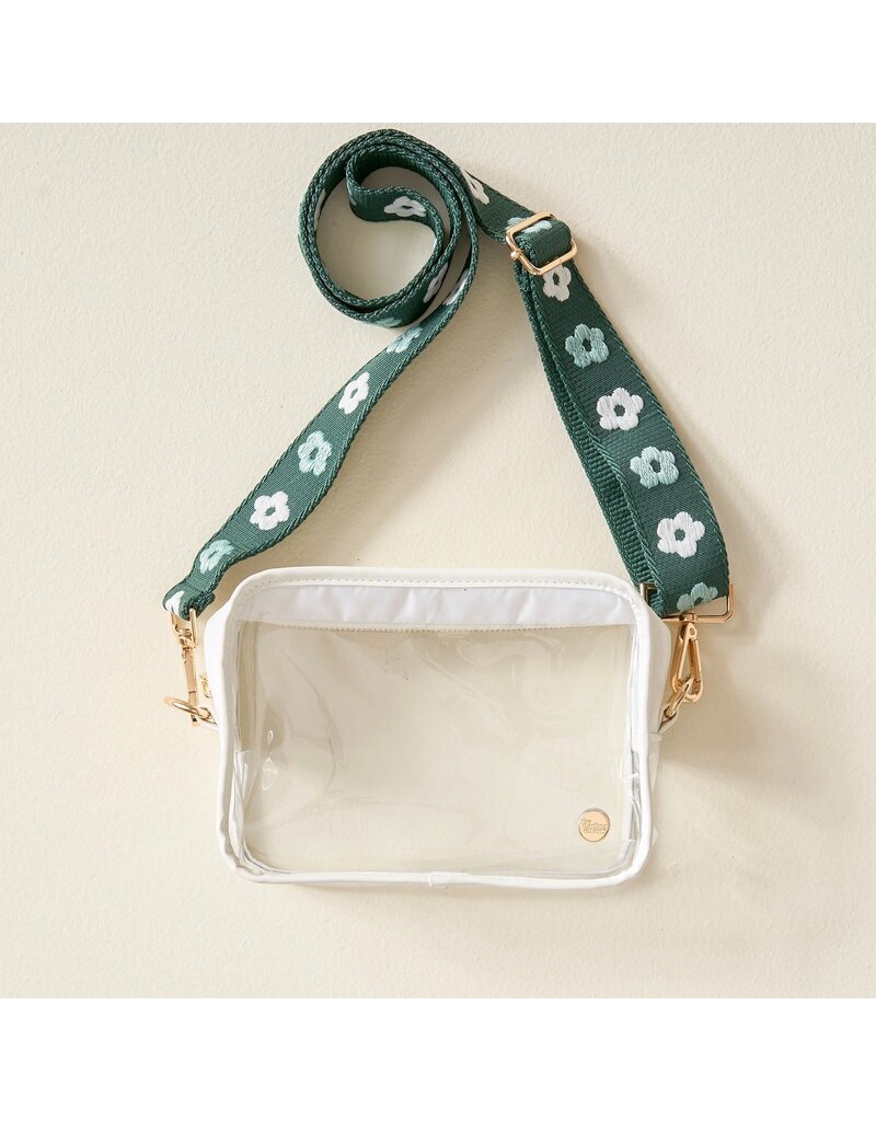 The Darling Effect Darling Effect Clear Crossbody Bag Green