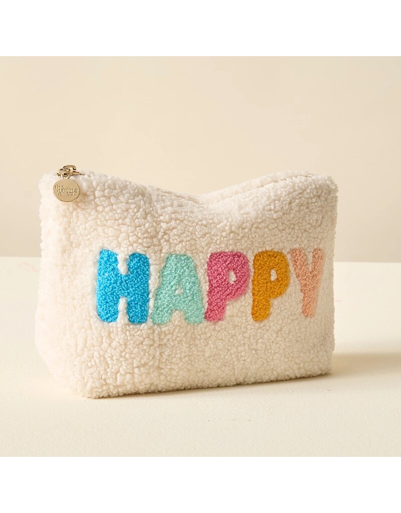 The Darling Effect Darling Effect Teddy Pouch Rectangle Happy