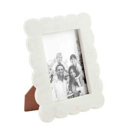 Mud Pie Mud Pie Marble Frame Scalloped 5x7