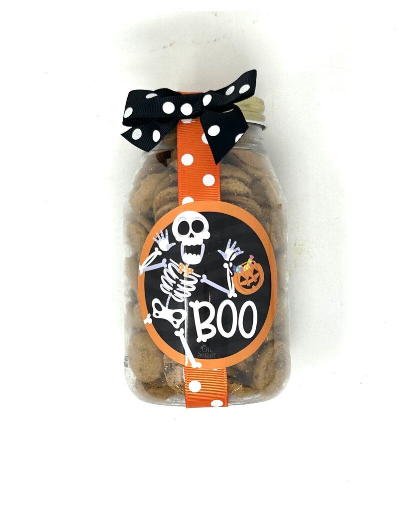 Oh Sugar Halloween Cookie Jar Boo Skeleton