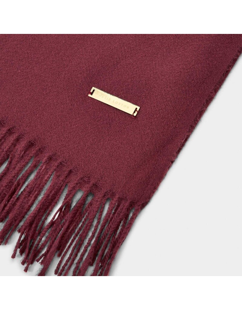 Katie Loxton Katie Loxton Blanket Scarf- Plum