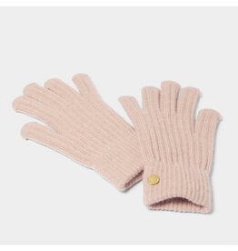 Katie Loxton Knitted Gloves- Nude Pink