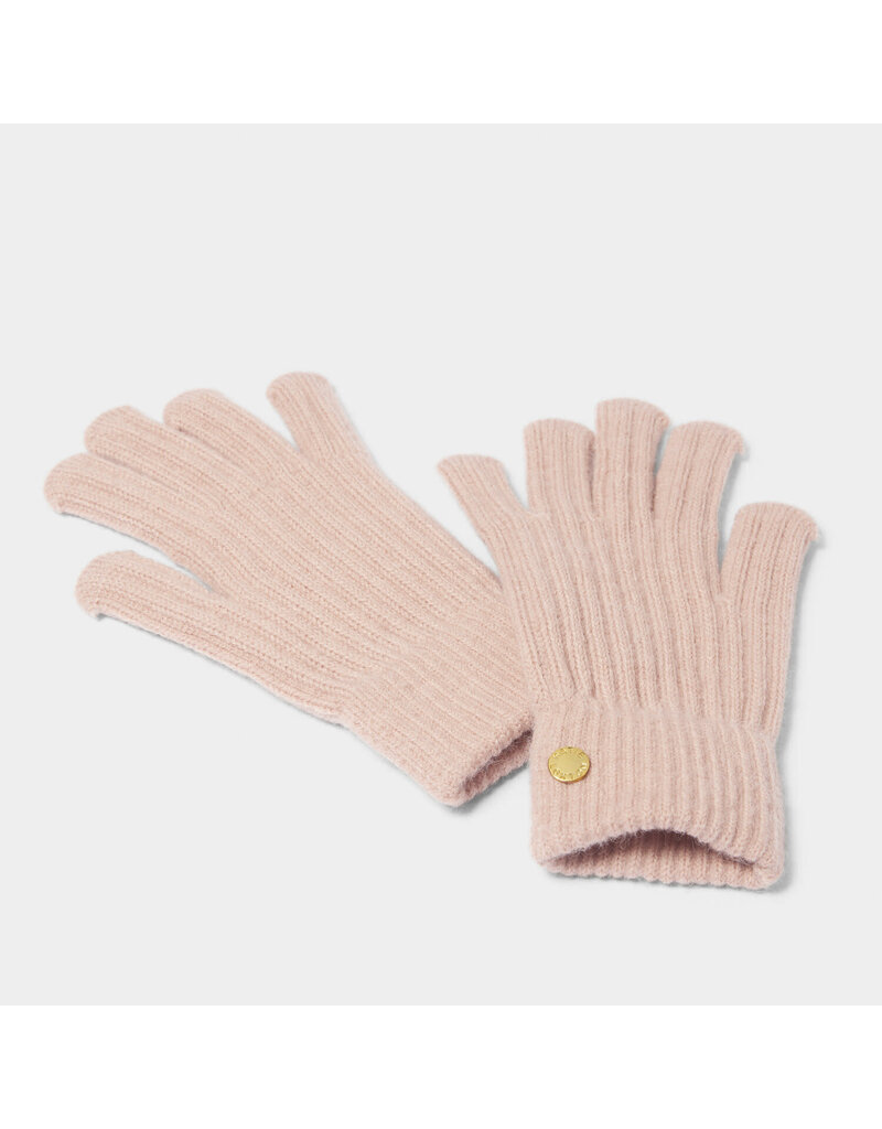 Katie Loxton Knitted Gloves- Nude Pink