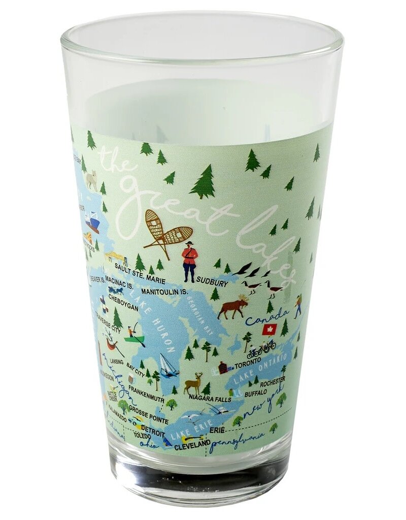 Galleyware Pint Glass Great Lakes