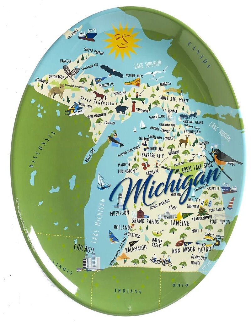Galleyware Platter Michigan