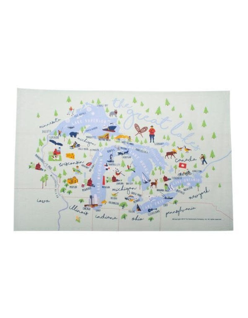 Galleyware Tea Towel Great Lakes