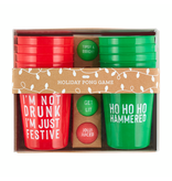 Mud Pie Mud Pie Holiday Christmas Beer Pong Set