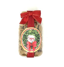 Oh Sugar Holiday Cookie Jar Enjoy Wreath