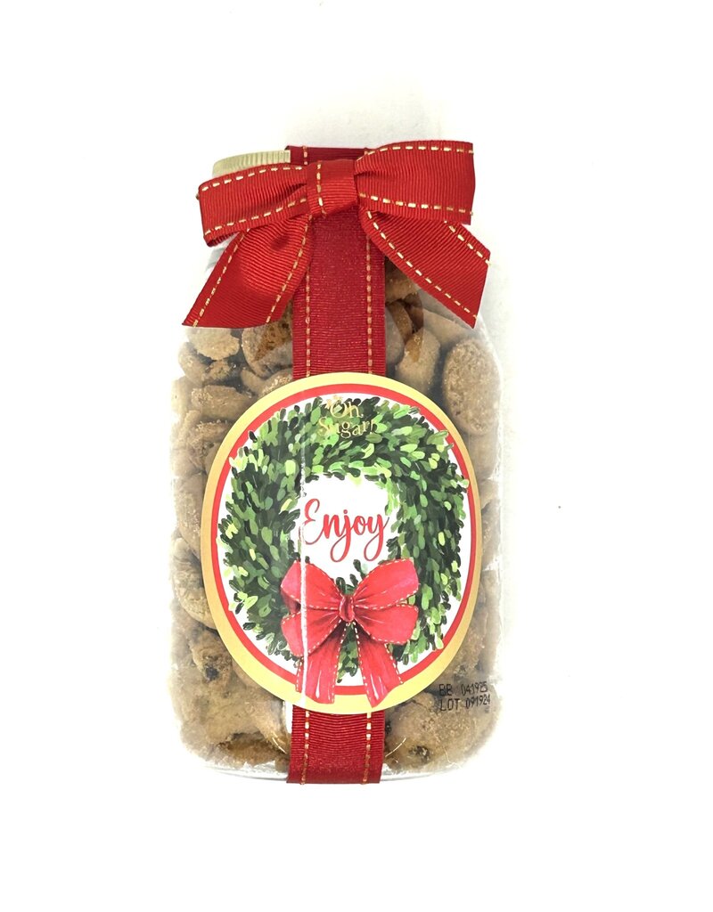 Oh Sugar Holiday Cookie Jar Enjoy Wreath
