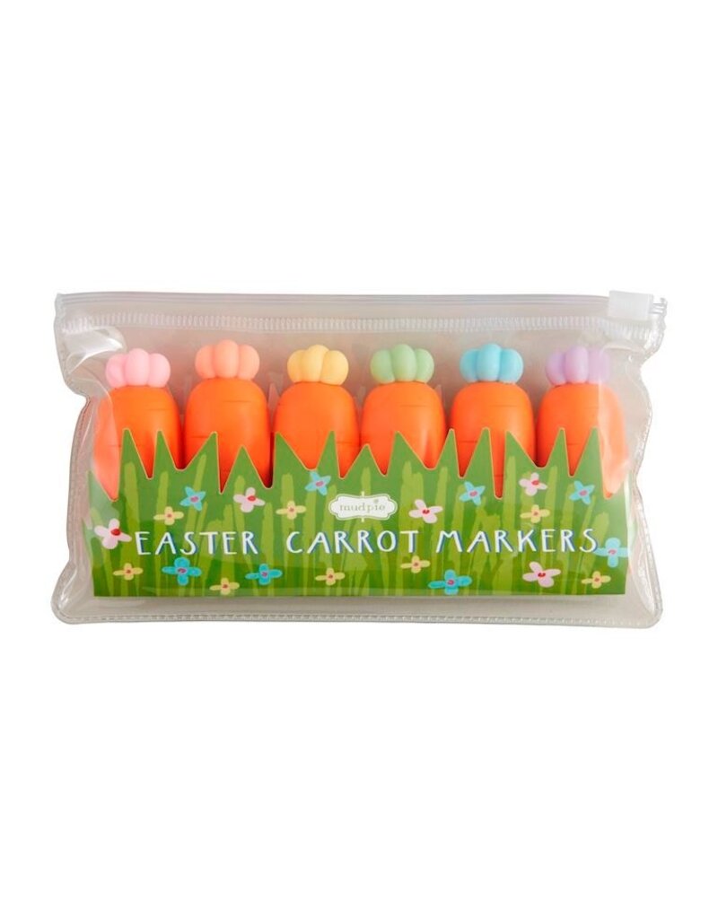 Mud Pie Mud Pie Easter Carrot Shaped Markers