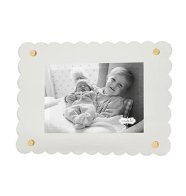 Mud Pie Mud Pie Frame Acrylic Scalloped