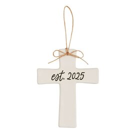 Mud Pie Wedding Cross Est 2025
