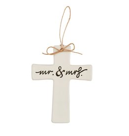 Mud Pie Mud Pie Wedding Cross Mr and Mrs