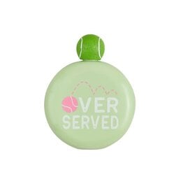Mud Pie Mud Pie Pro Shop Flask Green Tennis