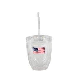 Mud Pie Mud Pie Emblem Tumbler Flag