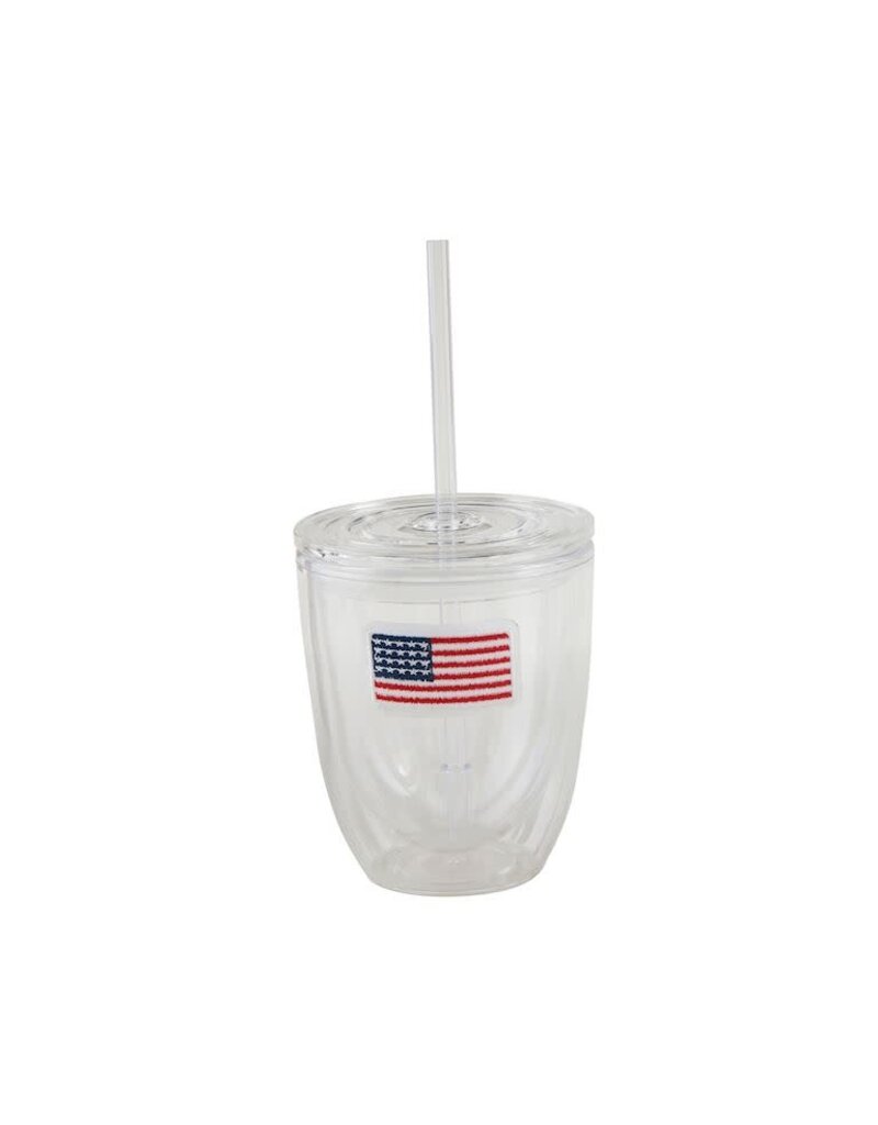 Mud Pie Mud Pie Emblem Tumbler Flag