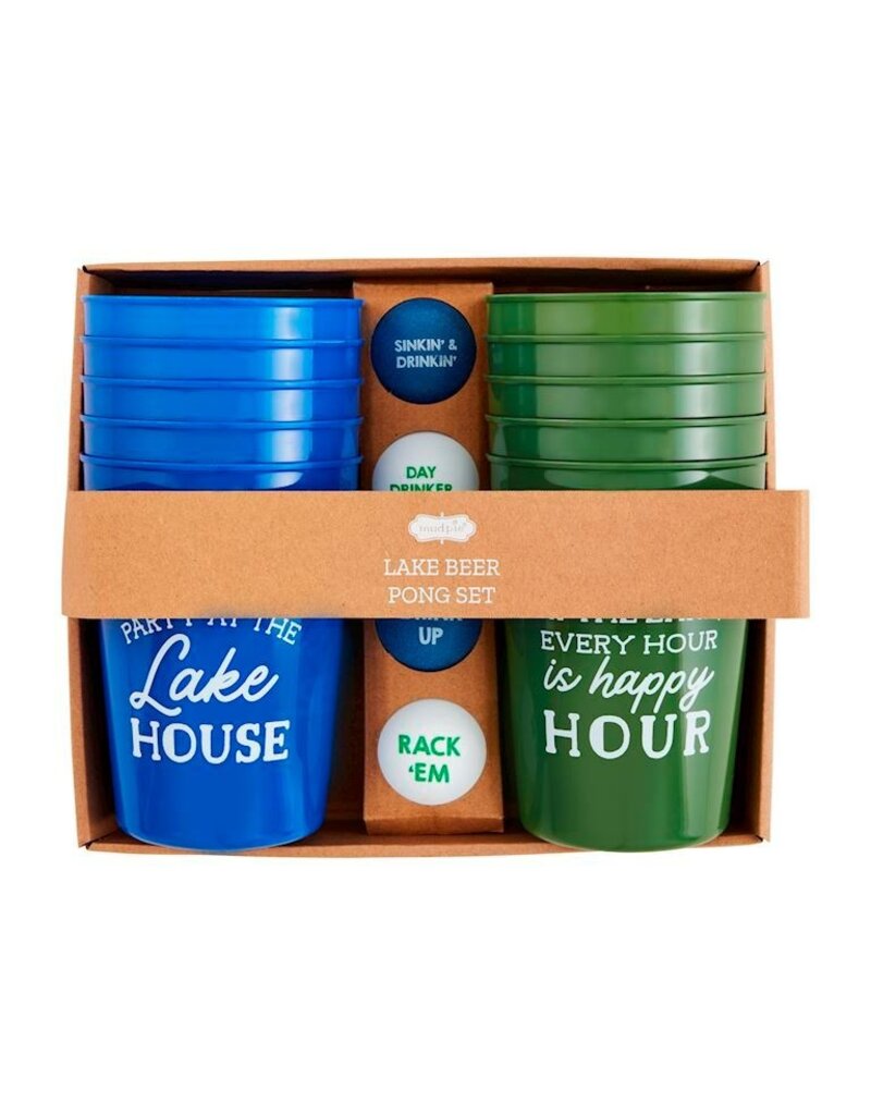 Mud Pie Mud Pie Lake Beer Pong Set