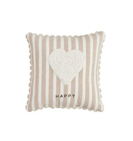 Mud Pie Mud Pie Mini Pillow Crochet Heart