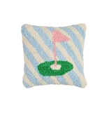 Mud Pie Mud Pie Pillow Wool Hook Golf Flag