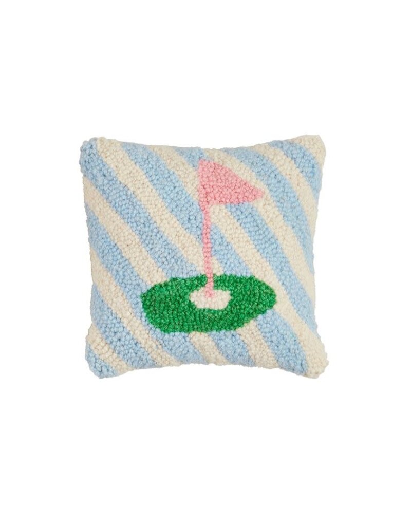 Mud Pie Mud Pie Pillow Wool Hook Golf Flag