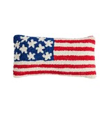 Mud Pie Mud Pie Pillow Wool Hook Flag