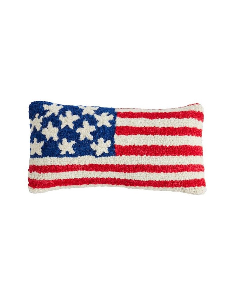 Mud Pie Mud Pie Pillow Wool Hook Flag