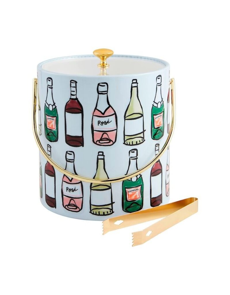 Mud Pie Mud Pie Ice Bucket Vinyl Bar