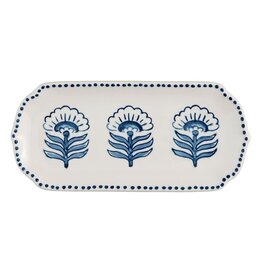 Mud Pie Mud Pie Everything Tray Buti Print Blue