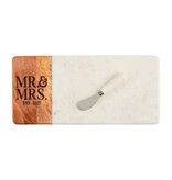 Mud Pie Mud Pie Marble Board Mr Mrs Est 2025