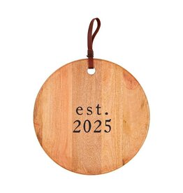 Mud Pie Wood Board Est 2025