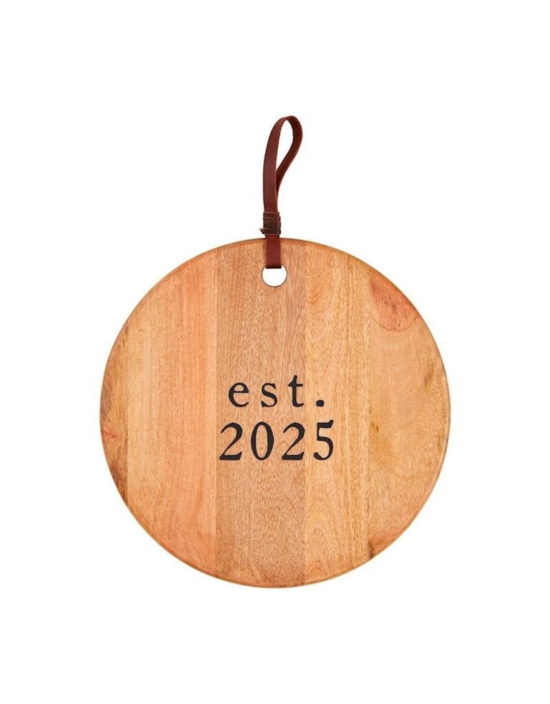 Mud Pie Wood Board Est 2025