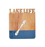 Mud Pie Mud Pie Wood Board Cut Out Lake Life
